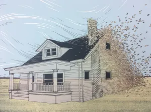 This Could Really Happen Silkscreen Print by Justin Santora