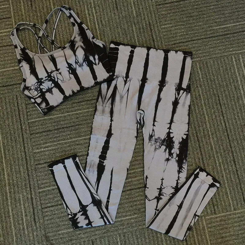 Tie Dye - Moisture Wicking Quick Dry Yoga Set