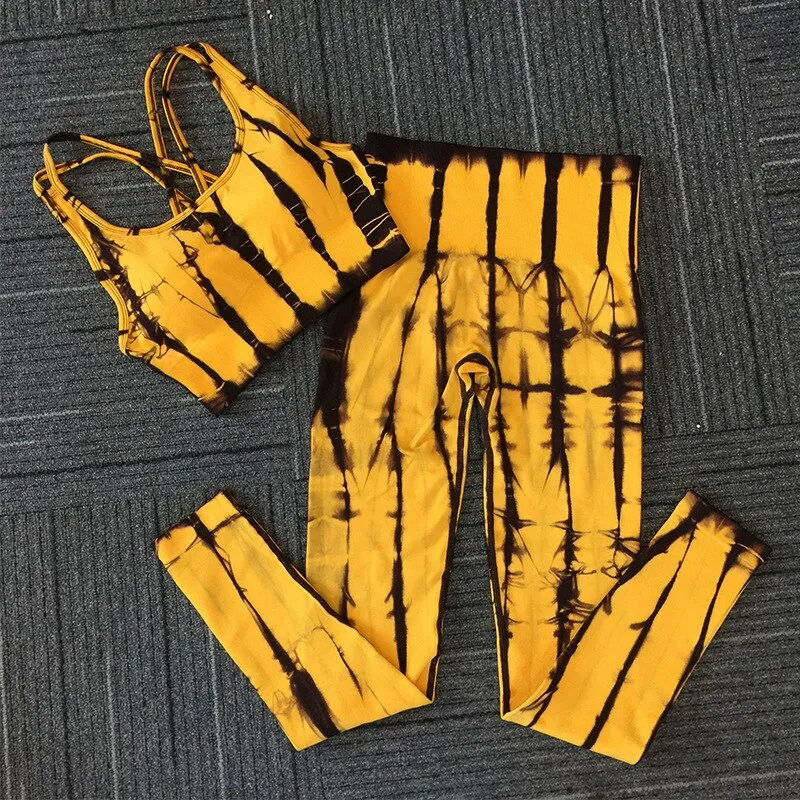 Tie Dye - Moisture Wicking Quick Dry Yoga Set