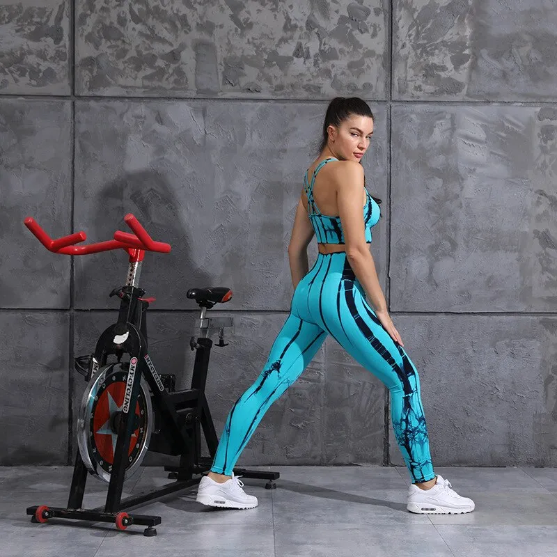Tie Dye - Moisture Wicking Quick Dry Yoga Set