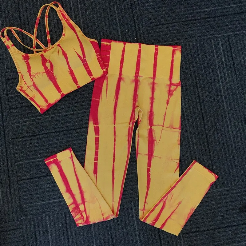 Tie Dye - Moisture Wicking Quick Dry Yoga Set