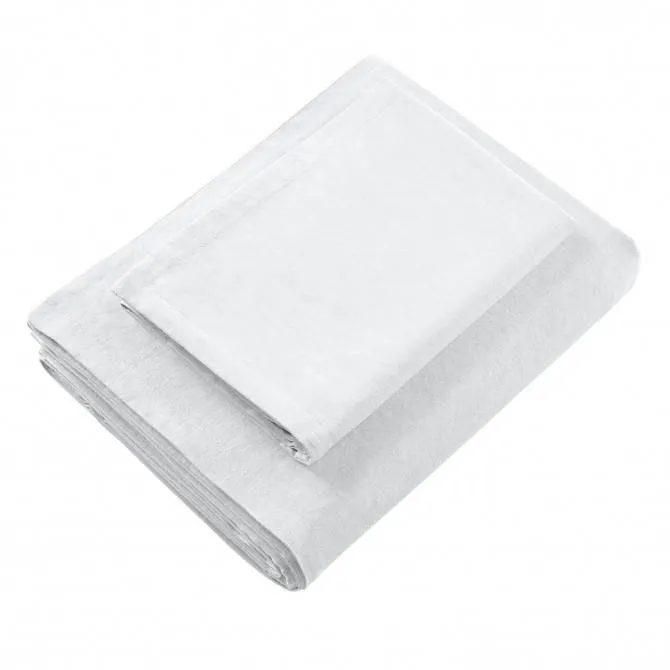 Wellington White Linen Blend Quilt Cover Set by Bianca