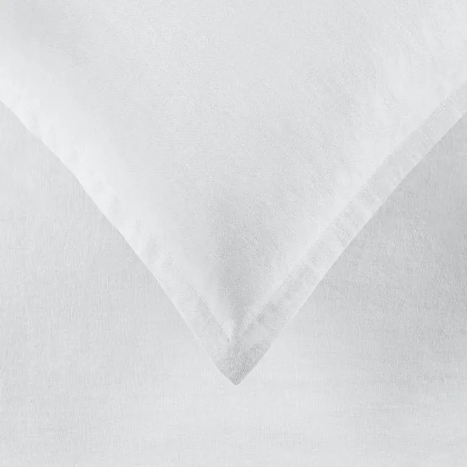 Wellington White Linen Blend Quilt Cover Set by Bianca