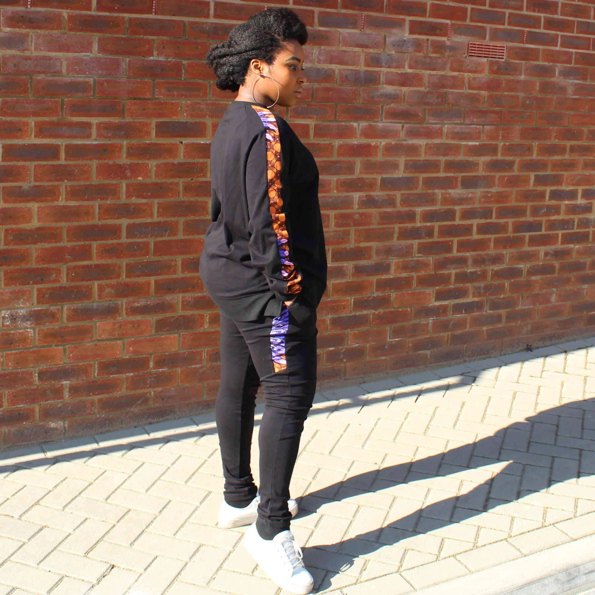 Women's Ochi African Print Skinny Joggers
